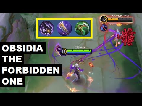 Obsidia Trinity Build Gameplay The Slayer Of Gods (Lane Dominator) - Obsidia The Forbidden One MLBB