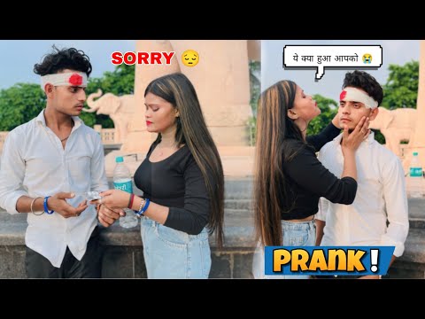 Accident Prank on Tanvi 🥺 | ये कैसे हुआ 😱| careing Gone 🥰 | (abhi03)