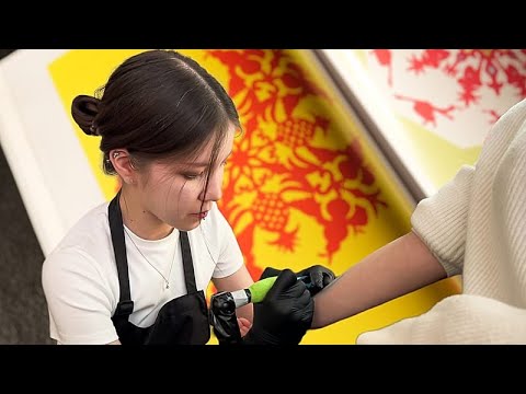 YouTube video thumbnail: From Felt to Flesh: Why Young Kazakhs Are Turning Traditional Ornaments Into Tattoos