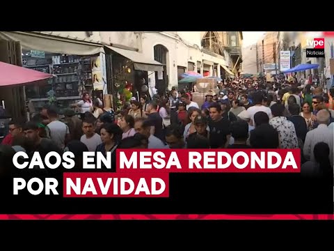 Mesa Redonda: autoridades luchan contra el comercio informal