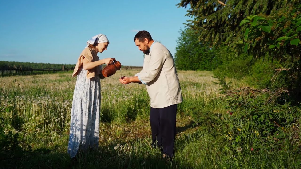 Утро в уральской деревне