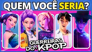 👤 QUEM VOCÊ SERIA EM GUERREIRAS DO KPOP? 📀🎙️✨Teste de personalidade | DESCUBRA AGORA! #buuquiz #quiz
