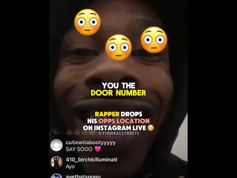 Rapper Drops His Opp’s Location On Instagram Live