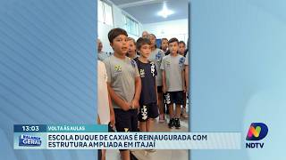 Itajaí reinaugura Escola Duque de Caxias ampliada