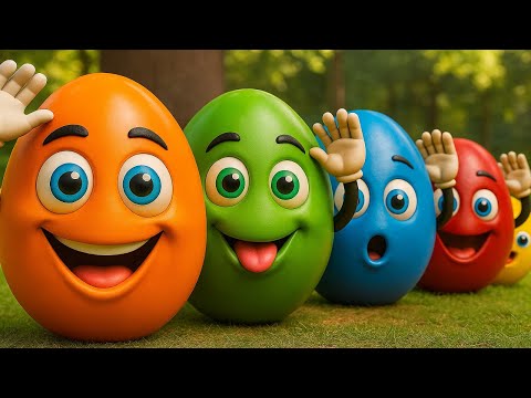 Colorful Eggs and Volcanos are ready to blow  | Larn and Fun Enjoy the Playtime.