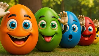 Colorful Eggs and Volcanos are ready to blow  | Larn and Fun Enjoy the Playtime.