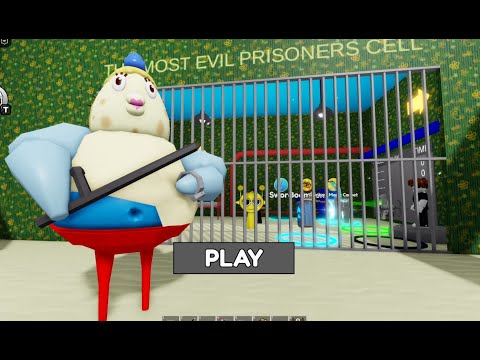 MRS PUFFERFISH BARRY'S PRISON RUN (Obby) #roblox #scaryobby