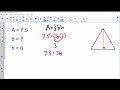 Finding the Base of a Triangle