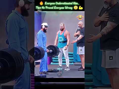 Elite Powerlifter Pretends to Be a Cleaner...Then Shocks Everyone ๐ณ๐ช Funny Gym Diary