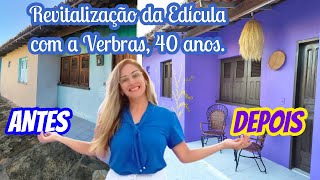 TRANSFORMAÇÃO NA FACHADA DA EDÍCULA / 40 anos Verbras @tintasverbras 