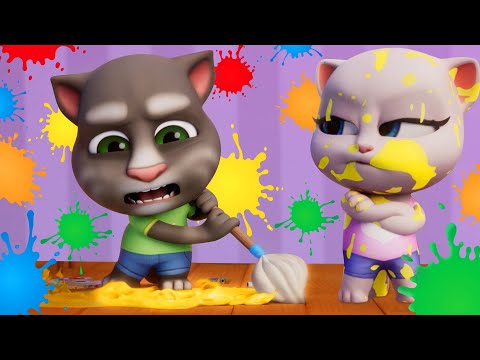 Talking Tom LIVE  ⭐  Histórias engraçadas com os Amigos ⭐  Desenhos Animados