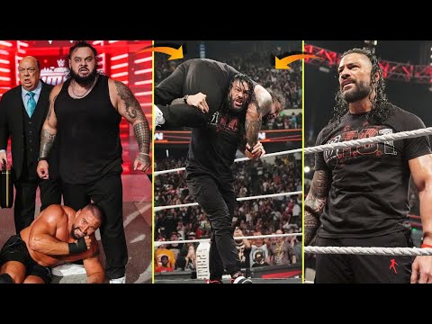 Finally 🤩 Roman Reigns Return & Attack Bronson Reed & Bron Breakker WWE Raw 2025 Today Brock vs Cena