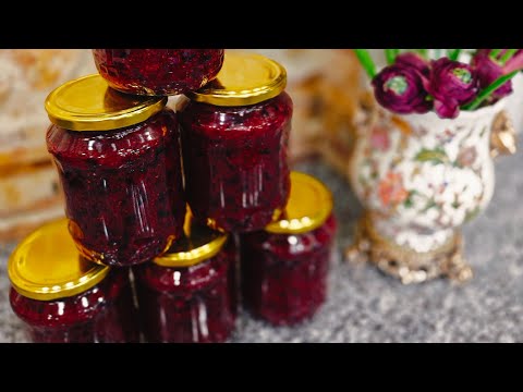 Dulceață de coacăză neagră pentru iarna. Fără ferbere.Se păstrează prospăta aromata cu gust de vara