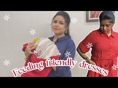 Feeding friendly fashion outfit @ just 349rs | short kurti feeding dress | western feeding outfits