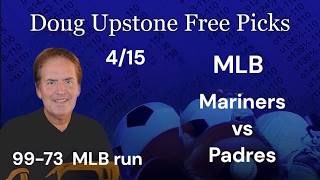 MLB Picks and Predictions – Seattle Mariners vs San Diego Padres 4/15/26 Free Best Bets & Odds