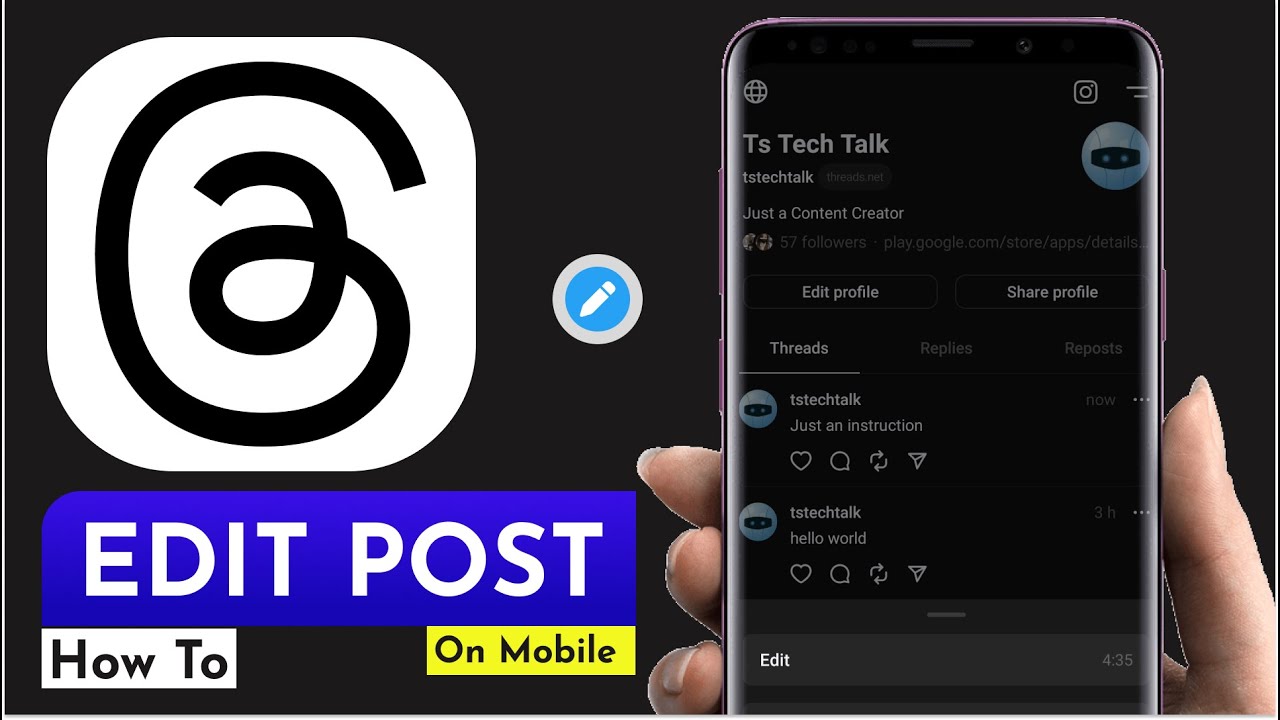 How To Edit Threads Post  2024