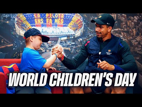 RONALD ARAUJO AND IAN SHOW US THE IMPORTANCE OF CHILDREN'S RIGHTS | FC Barcelona Foundation 💙❤️