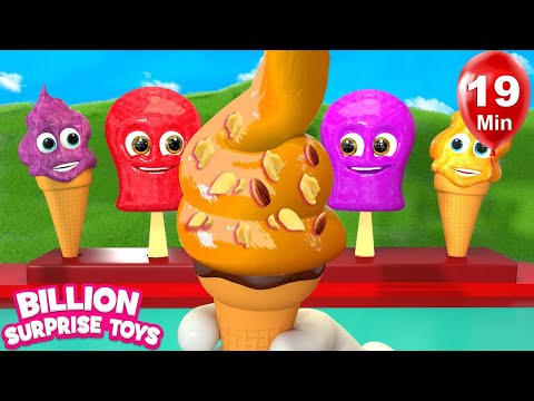 parque de helados🍨🍧 Canciones Infantiles | BillionSurpriseToys Español