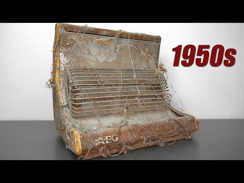 1950s German Electric Heater - Restoration