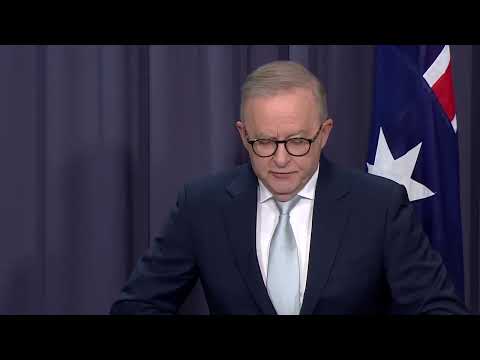 YouTube video thumbnail: Australia's Albanese Says Canberra Supports US Strike on Iran