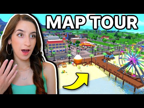Touring the NEW BLOXBURG MAP! *UPDATE*