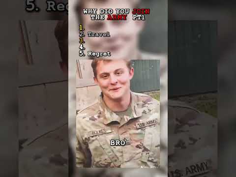 Why did you join the army?! #usarmy #ranking #army #soldiers