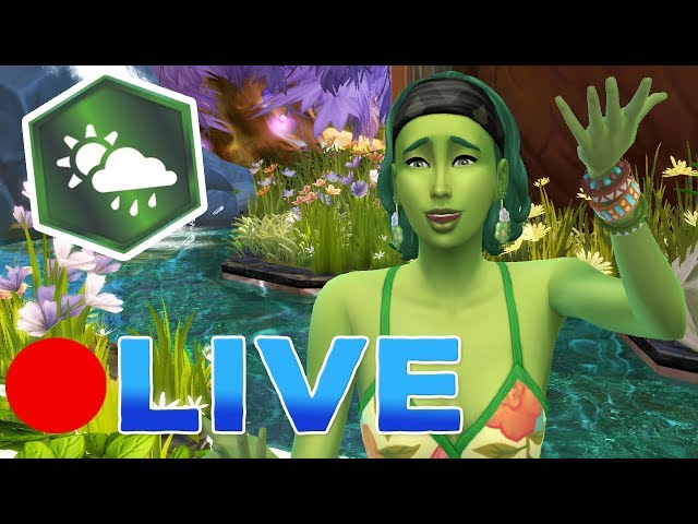 LIVE ? SIMS 4: SEASONS ??Romancing the Flower Bunny?! ?⛄ - OASIS CHALLENGE • #8