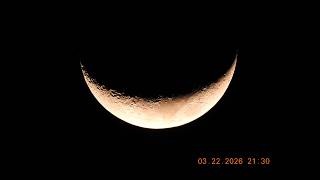 Waxing Crescent Moon 3-22-26