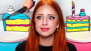 I Tried Baking CARTOON Cakes 🎂