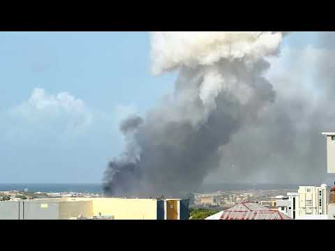 YouTube video thumbnail: Ugandan Military Helicopter Crashes in Somalia