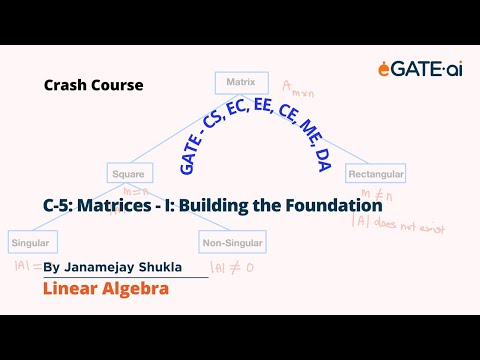 C-5: Matrices-I | Linear Algebra | Engineering Maths | GATE All Branches | #gate