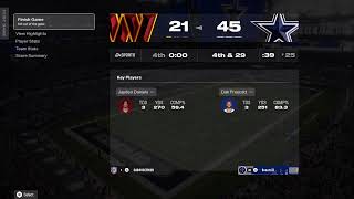 REDSKINS vs COWBOYS