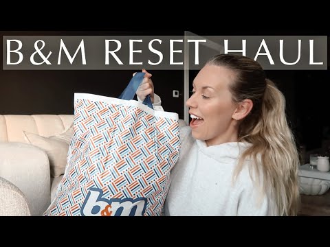 B&M NEW YEAR RESET HAUL Storage solutions, organisation & new in home shop with me