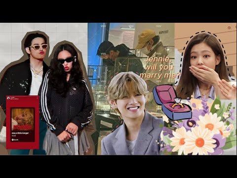 Did Taehyung PROPOSED to Jennie?! | Tae friends w/ Rose' {taennie}