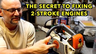 Troubleshooting & Fixing Chainsaws & 2-Stroke Engines, Stihl MS192T.