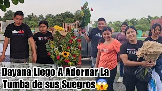 Dayana Llego Al Cementerio A Adornar La Tumba de Sus Finados Suegros😱