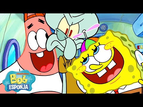 Bob Esponja | ¡Los momentos más divertidos de SpongeBob en nuevos episodios! | Compilación | Español