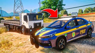 GTA V: VIDA DE CAMINHONEIRO | LEVEI 3 ENQUADROS NO MESMO DIA 🚓🚨 #365