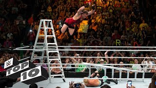 WWE Top 10 saltos en Money in The Bank
