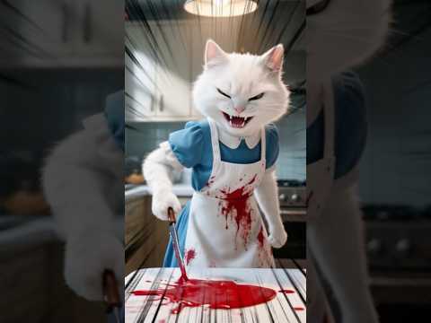 An old lady misunderstood this cute cat #funny #cat #cute #shorts