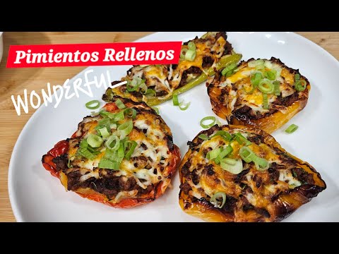 PIMIENTOS RELLENOS DE CARNE MOLIDA