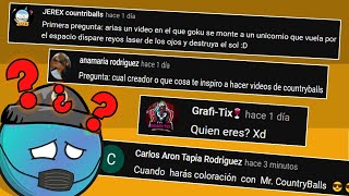 Respondiendo las  preguntas   de  mis  suscriptores. #preguntasyrespuestas #countryballs