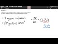 Cost, Height, and Percentage Problems