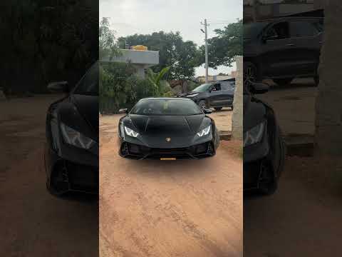 Going back to village 😮‍💨#supercar #lamborghinni