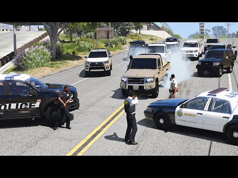 سجن راعي الشاص ظلم بتهمة السرقة وسائقي الشاصات يغضبون ويفزعوا بقوة تبهر الجميع | قراند 5  GTA V