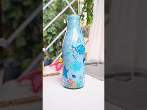 🪼✨Trash to Treasure 🐳🫧 #DIY Bottle transformation