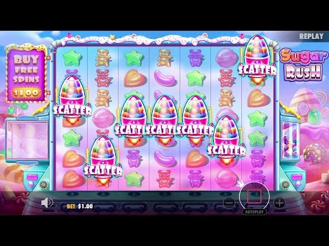 🍬 SUGAR RUSH 🍬 Tekrarı Asla Yaşanmayacak Olan Batış #slot #slotoyunları #sweetbonanza
