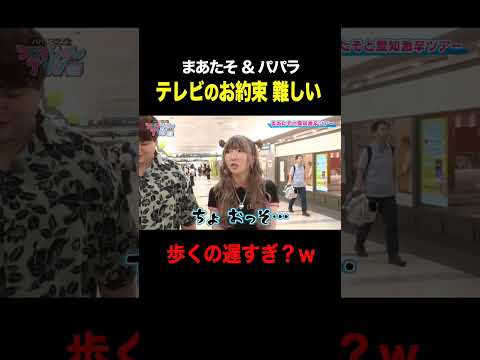 まあたそ&パパラピーズが テレビのお約束に苦戦！？#shorts