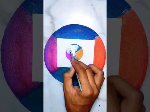 Beautiful✨ canvas painting, #shorts #viral #art, voice by @mr.roshan3dart