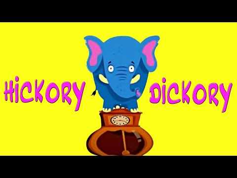 Hickory Dickory Dock 20 min | Nursery Rhymes 🎵 | Little Baby Cat #hickory #animals #elephant